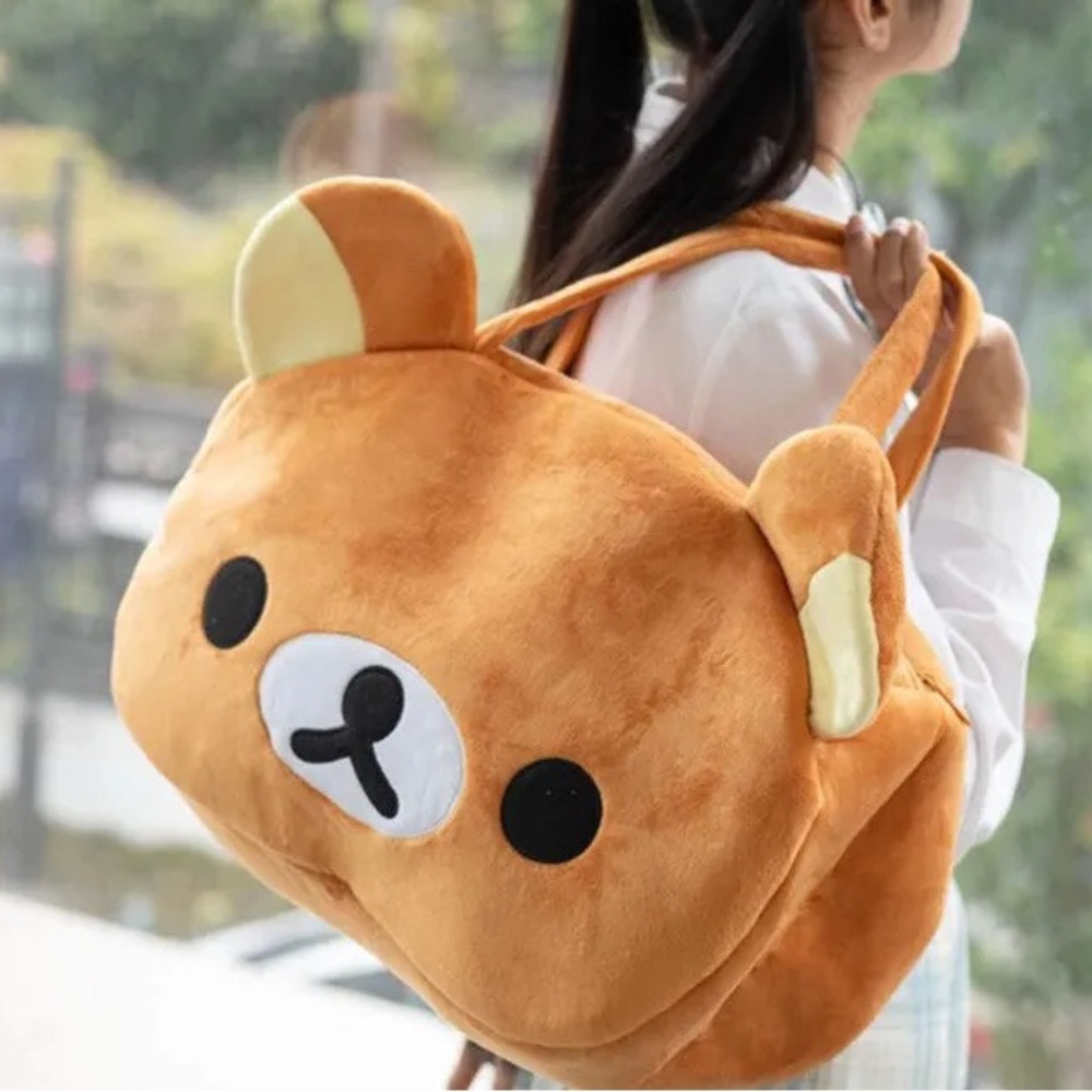 Rilakkuma Plush Shoulder/Duffle Bag